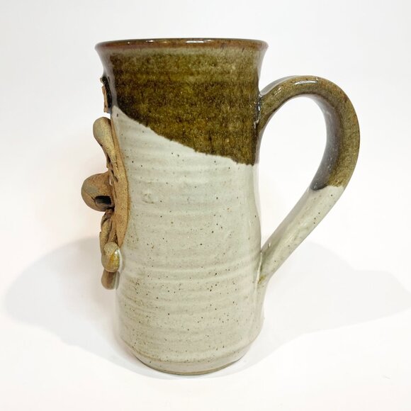 Vintage Ugly Funny Face Studio Pottery Beer Stein / Mug - Picture 2 of 7